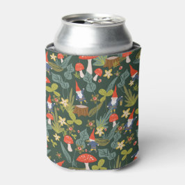 Enfriador De Latas Gnomes y hongos de Woodland