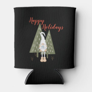 Enfriador De Latas Gnomo de Navidad Felices Fiestas