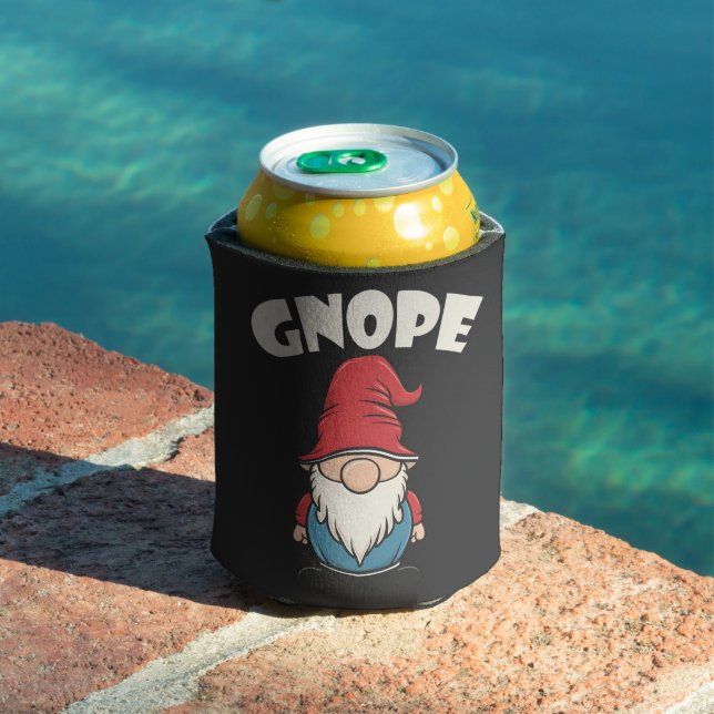 Enfriador De Latas Gnope no es hoy gracioso Gnome Aovers (Piscina in situ)