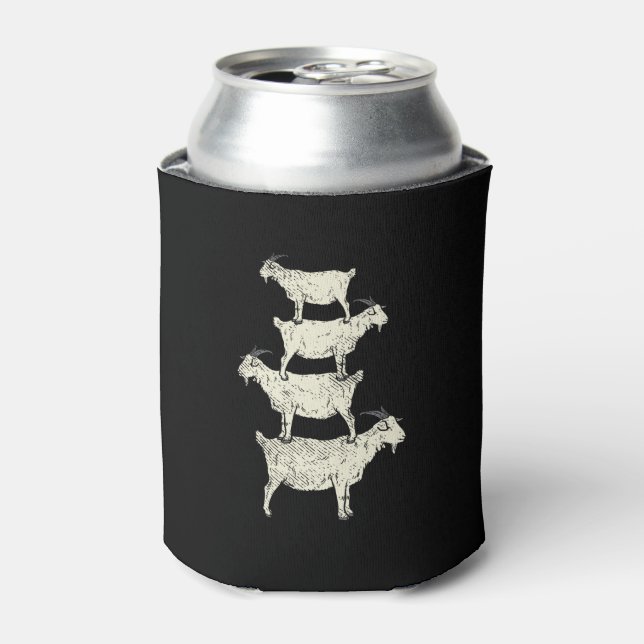 Enfriador De Latas Goat Retro (Lata Anverso)