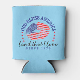 Enfriador De Latas God Bless America Can Cooler