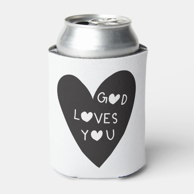 Enfriador De Latas God loves you (Lata Anverso)
