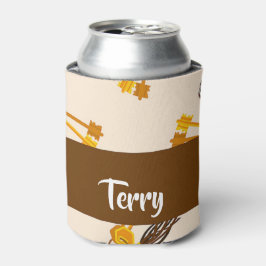 Enfriador De Latas Gold house keys on pink