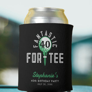 Enfriador De Latas Golf 40.º Fiesta de cumpleaños fantástico para Tee