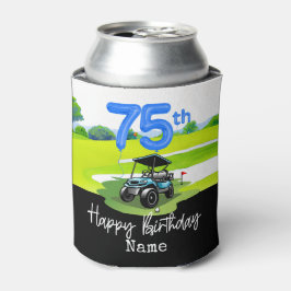 Enfriador De Latas Golf 75 cumpleaños al golfista
