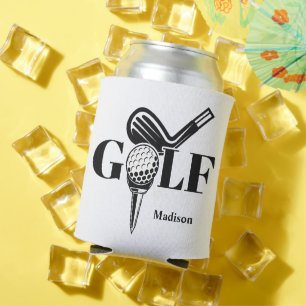 Enfriador De Latas Golf de nombre personalizado