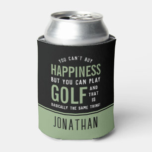 Enfriador De Latas Golf es Felicidad Gracioso Golf Lover Gift