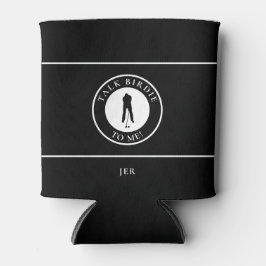 Enfriador De Latas Golf Hombres Frase Divertida Monograma Personaliza