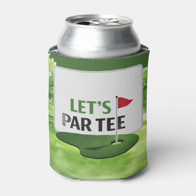Enfriador De Latas Golf Let's Par Tee for Golfer (Lata Anverso)