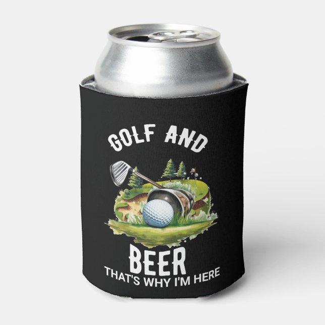 Enfriador De Latas Golf y cerveza (Lata Anverso)