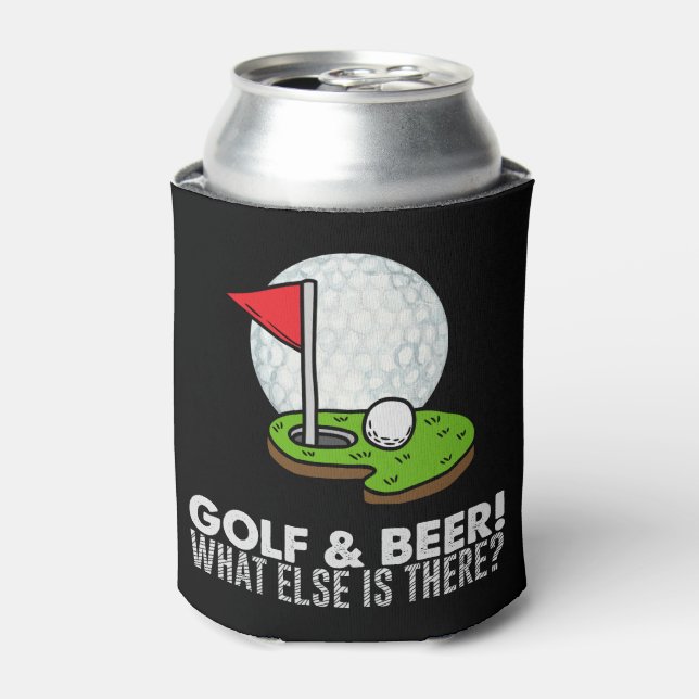 Enfriador De Latas Golf y cerveza (Lata Anverso)