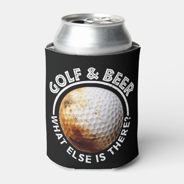 Enfriador De Latas Golf y cerveza para golfistas (Lata Anverso)