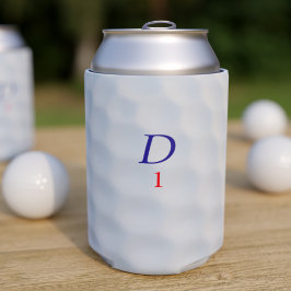 Enfriador De Latas Golfer Dad Dimple Monogram Ball