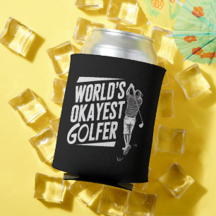 Enfriador De Latas Golfista Más o Menos del Mundo Golf Divertido Aman