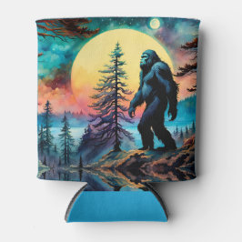 Enfriador De Latas Gone Squatchin' Colorful Sasquatch Moon