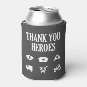Enfriador De Latas Gracias Héroes Primeras respuestas