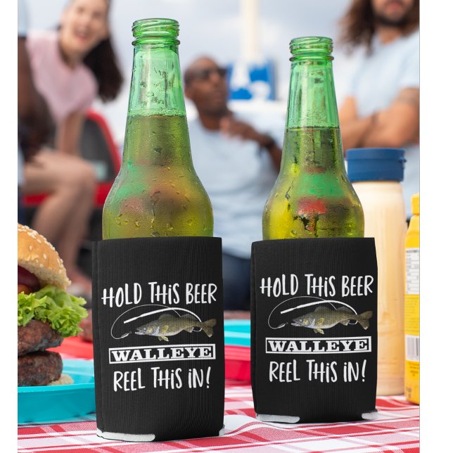 Enfriador De Latas Graciosa cerveza Walleye Pun (Subido por el creador)