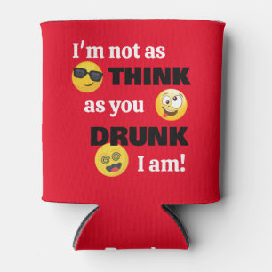 Enfriador De Latas Graciosa Emoji ebria