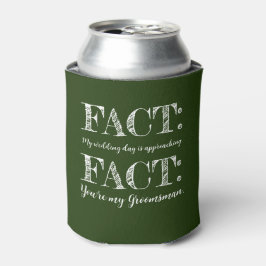 Enfriador De Latas Graciosa y elegante propuesta groomsman oscuro ver
