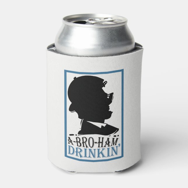 Enfriador De Latas Gracioso 4 de julio Drinkin Swag (Lata Anverso)