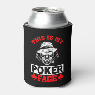 Enfriador De Latas Gracioso arte de palabras de póquer de apuestas