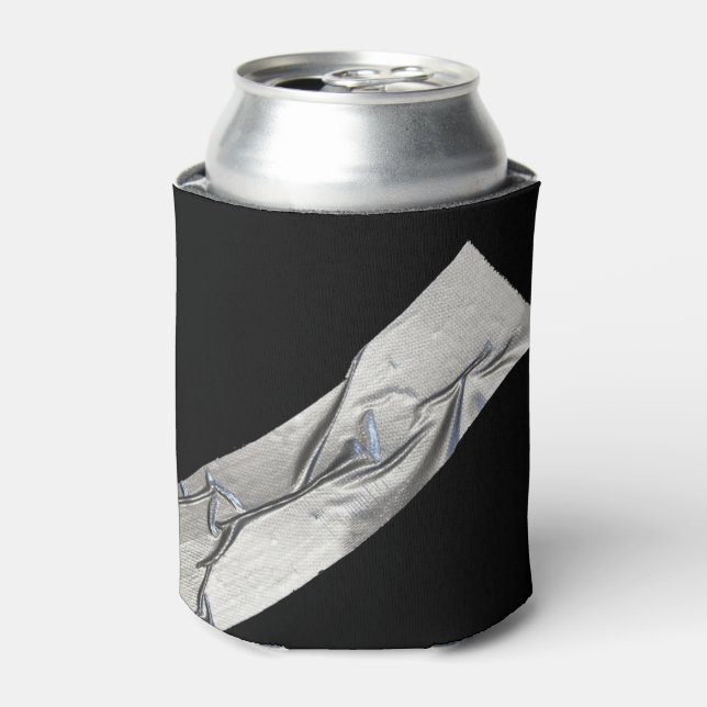 Enfriador De Latas Gracioso de cinta de ducto (Lata Anverso)