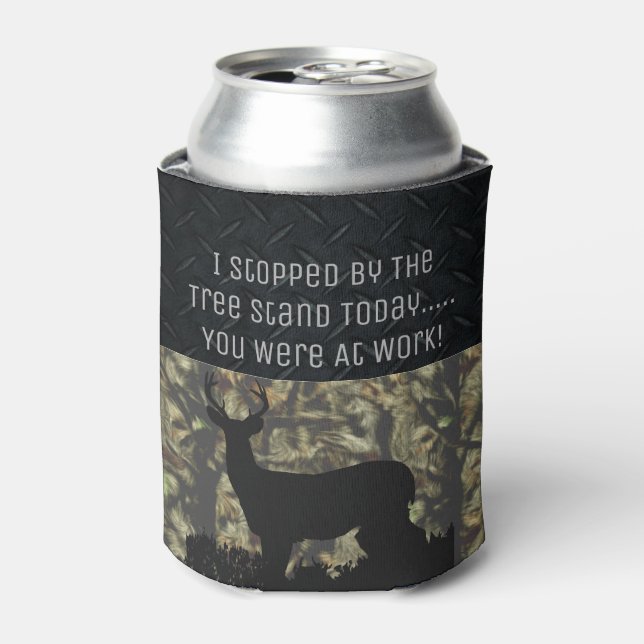 Enfriador De Latas Gracioso Deer Hunting Beer Cooler (Lata Anverso)