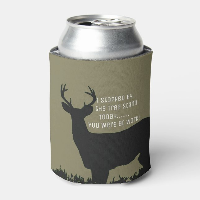 Enfriador De Latas Gracioso Deer Hunting Beer Cooler (Lata Anverso)
