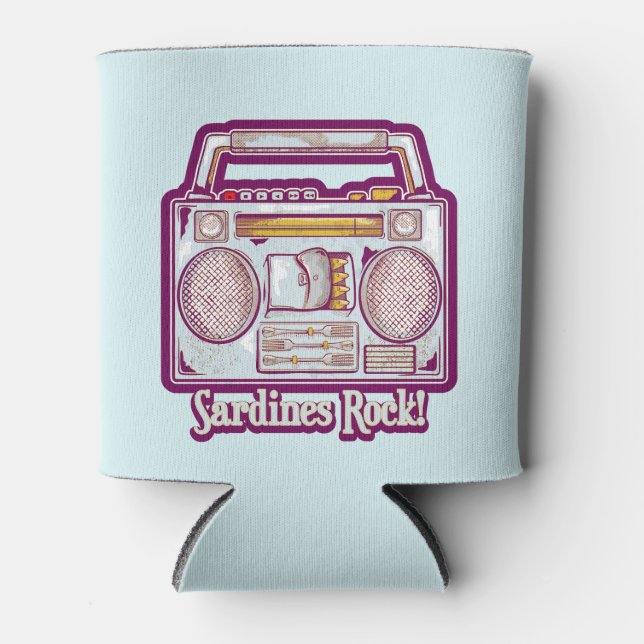 Enfriador De Latas Gracioso estéreo de sardinas (Anverso)