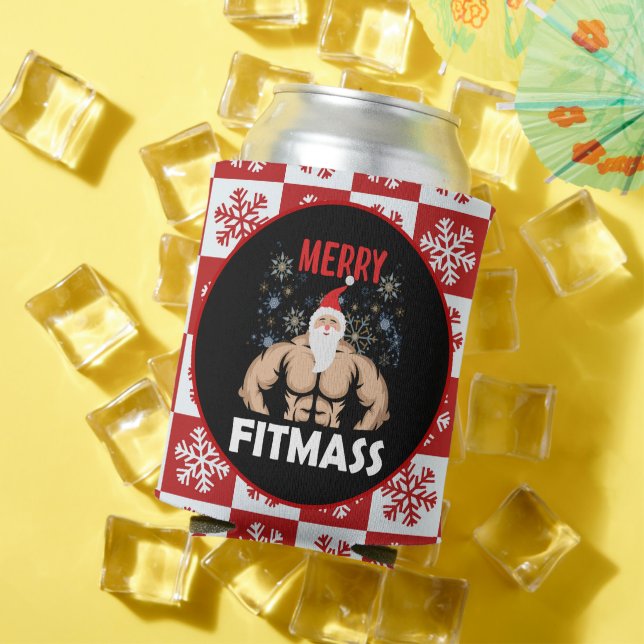 Enfriador De Latas Gracioso Gimnasio Navidades Temáticos Fitmas Train (Verano in situ)