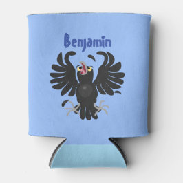 Enfriador De Latas Gracioso ilustracion de personalizado de cuervos l