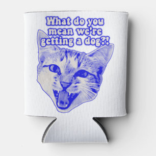 Enfriador De Latas Gracioso meme de gatos gruñón para los amantes de 