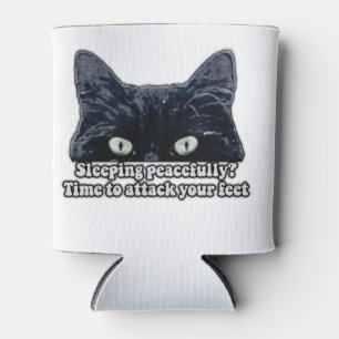 Enfriador De Latas Gracioso meme de gatos gruñón para propietarios de
