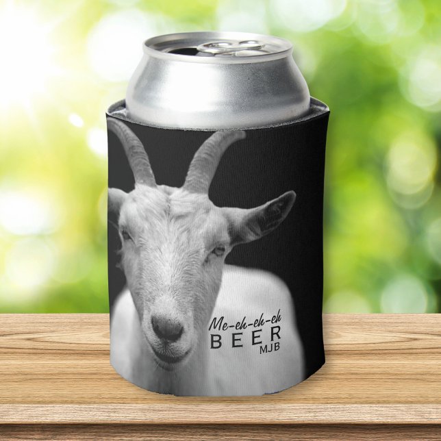 Enfriador De Latas Gracioso monograma de Guay Goat Sound "My Beer" (Subido por el creador)