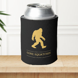 Enfriador De Latas Gracioso Pato Grande Gone Squatchin Sasquatch
