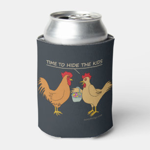 Enfriador De Latas Gracioso Personalizado de caza de huevos de pascua
