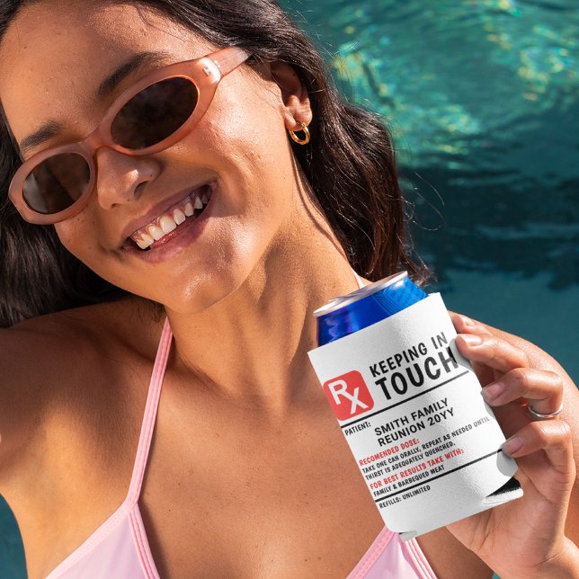 Enfriador De Latas Gracioso Personalizado de Reunión de la Familia de (Subido por el creador)