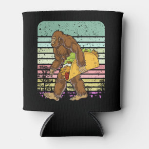 Enfriador De Latas Gracioso Pie Grande Con Un Taco