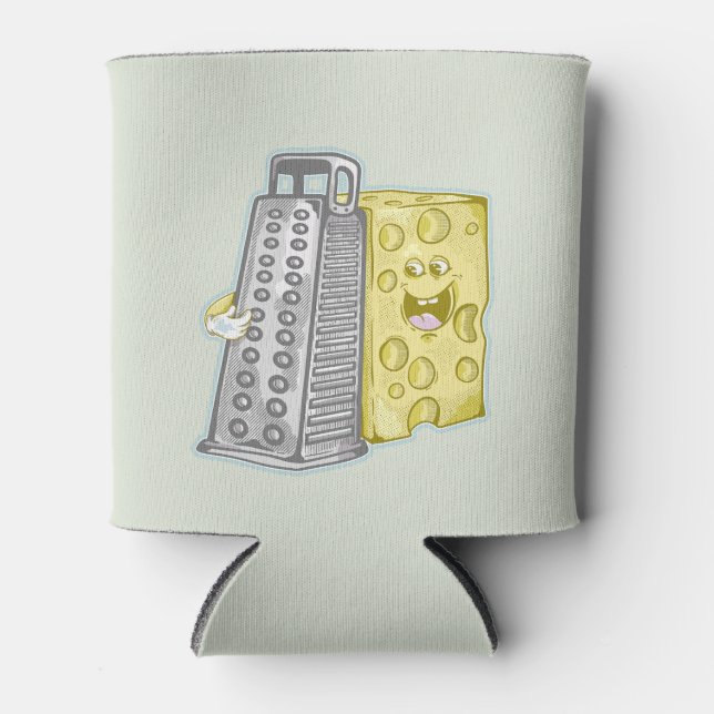 Enfriador De Latas Gracioso rallador de queso y queso (Anverso)