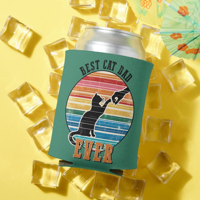 Enfriador De Latas Gracioso regalo de nombre personalizado de padre d (Verano in situ)