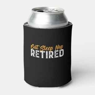 Enfriador De Latas Gracioso regalo de retiro jubilado come siesta de