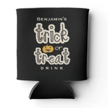 Gracioso truco de Fiesta de Halloween o trata cerv