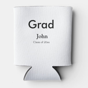 Enfriador De Latas grad boy add name congrats date year text
