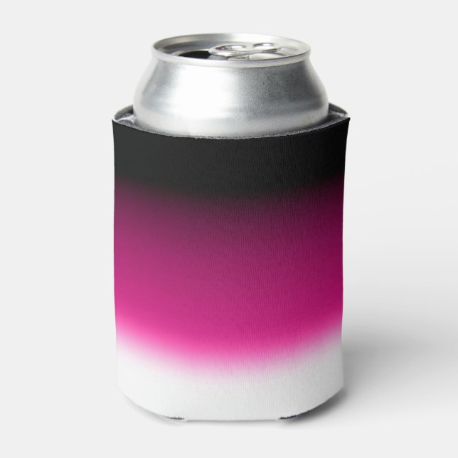 Enfriador De Latas Gradiente blanco rosa burdeos (Lata Anverso)