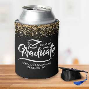 Enfriador De Latas Graduación Clase de Personalizado 20XX Purpurina d