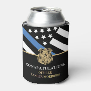 Enfriador De Latas Graduación de la Academia de Policía Línea Azul de
