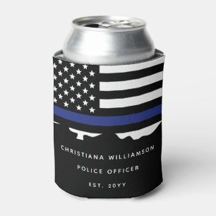 Enfriador De Latas Graduación en la Academia de Policía de personaliz