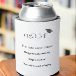 Enfriador De Latas Graduación Graduada Cap Fun Facts 2023