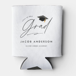 Enfriador De Latas Graduación Personalizada Nombre Personalizado Escu