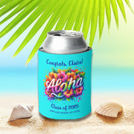 Enfriador De Latas Graduación Tropical Aloha
